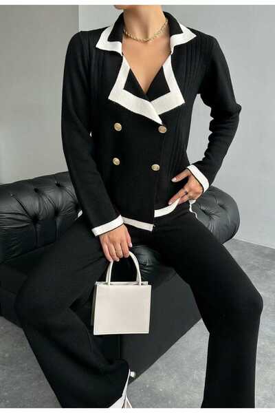 Dua Mery Butik Set de tricotaje model dublu pentru femei