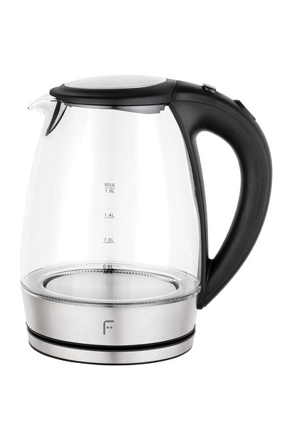 Fakir Fierbator Electric Fakir Picardi, 1.8L, 2200w, Oprire automata, Iluminare LED, Sticla/Inox
