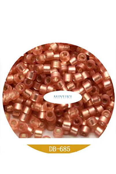 SESİKA HOBİ Оригінальні намистини Miyuki Delica 11/00 напівматові лососеві № ...