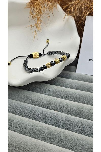 AURA Special Design Men's Bracelet, Natural Stone