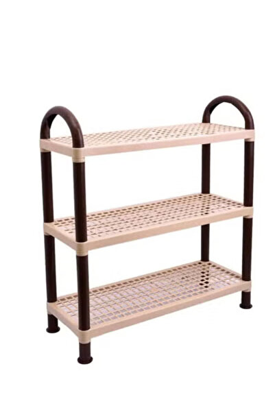 co arma 3 Tier Shoe Rack Organizer Beige