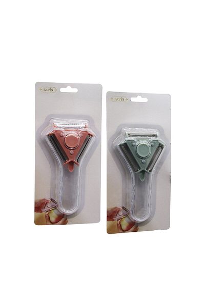 NEZADE STORE Transparent Output Plug 3 Heads Peeler 15.5Cmx9Cm (4767) - Lisinya