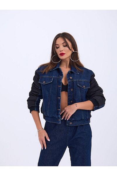 Kokosh moda 6615 Model Blue Denim Jacket