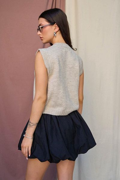 BEYD Plain Buttoned Vest - Light Beige
