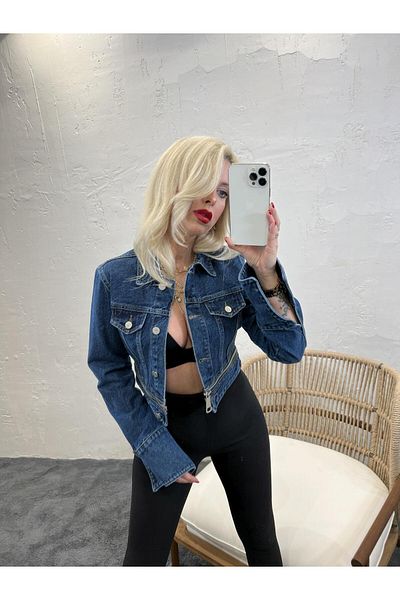 Kokosh moda 6272 Model - Blue Denim Jacket