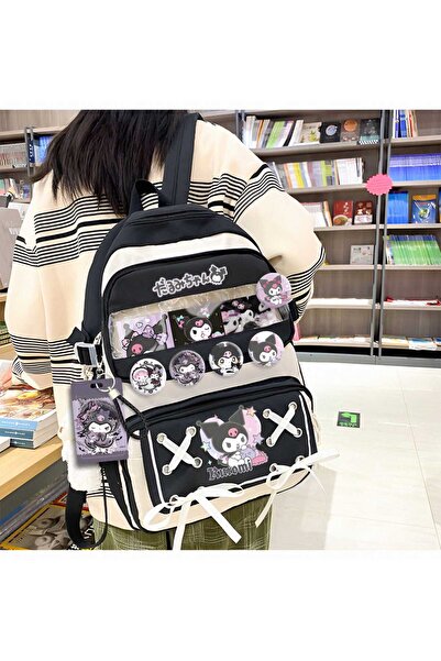 KumOziShop Sanrio Kuromi Cinnamoroll Hello Kitty Pochacco Çilek Ayı Aksesuarl...