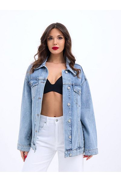 modaserdem 7174 jeans jacket-blue