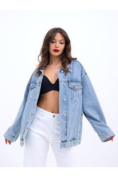modaserdem 7174 jeans jacket-blue