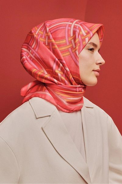 Armine 2025 Spring - Summer - Dj Pure Silk Scarf (Sura)-9333