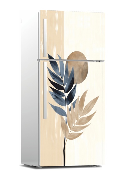 RENKLİ HOBBY Buzdolabı Kapağı Kaplama Sticker - Kapak Folyo Desen Kaplama