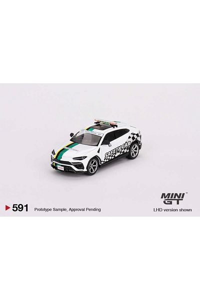mini gt 1/64 Scale Collectible Model Vehicle Mgt00591 Lamborghini Urus / 2022 Macau Gp Official Safet