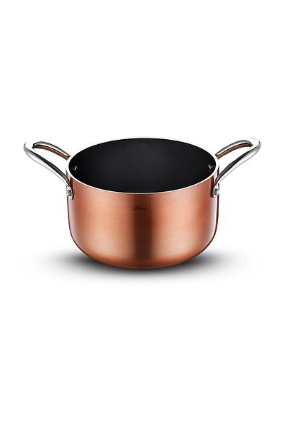 Brioni Copperfield 28 cm Fireproof Non-Stick Induction Ceramic Deep Pot