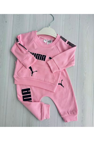SULİFESTORE Children's Printed Suit Set