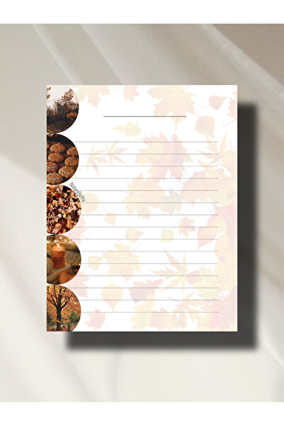 Store Notesbetty Autumn Striped A5 Notepad - Notebook - to Do List - Notepad