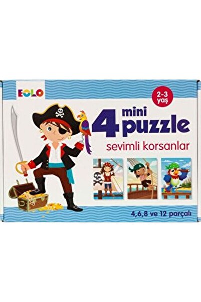 İthaki Yayınları Mini Puzzle-Cute Pirates