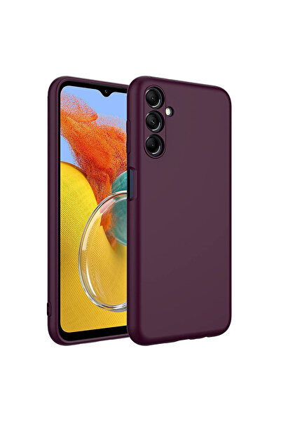 HTstore غطاء حماية متوافق مع هاتف Galaxy A25 من Zore Mara - أرجواني داكن