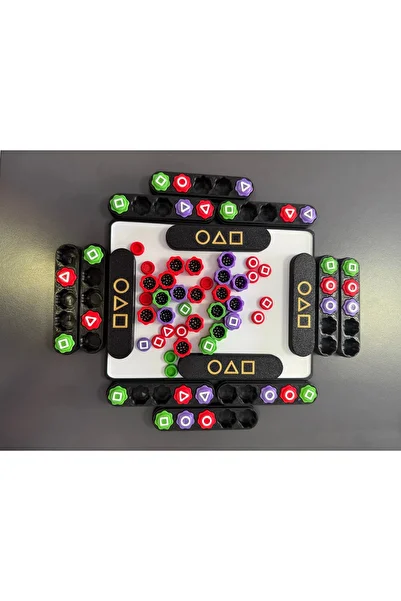 OddieArtStore Squid Game Five Stones -Gonggi & Boxed – Black Boxed Model/Gift Content