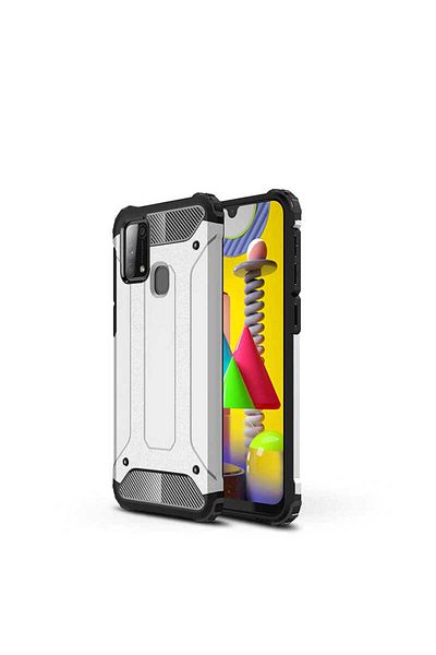 HTstore حافظة M31 متوافقة مع Galaxy Zore Crash غطاء سيليكون - رمادي