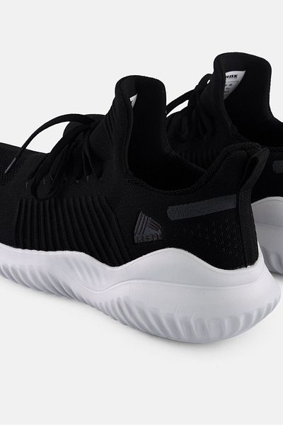 RBX Men Lace Up Running Shoes, Black