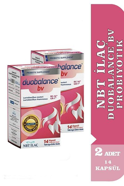 Nbt İlaç 2 قطعة Nbt Pharma Duobalance BV 14 كبسولة