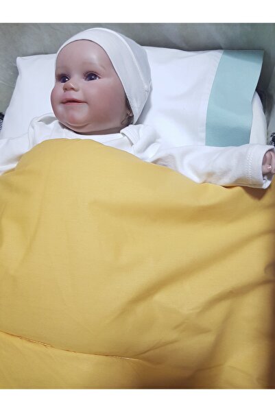Baby Clime Portatif Beşiklere Uygun 5 Parça Uyku Seti %100 Pamuk Anne Yanı Be...