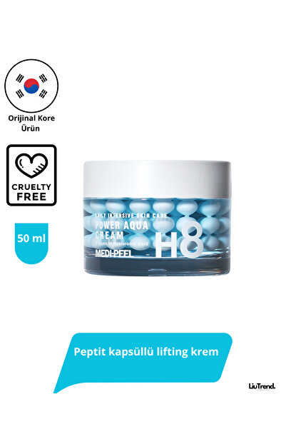 Medipeel Power Aqua Cream - Sıkılaştırıcı, Kırışıklık Karşıtı Nemlendirici Peptitli Krem 50ml M0079