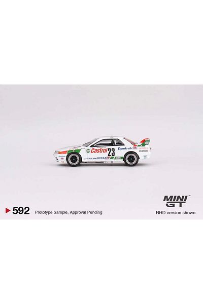 mini gt 592 Nissan Skyline Gt-R (R32) Gr. A # 23 1990 Macau Guia Winner Model Car