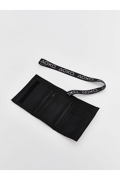 LC Waikiki Black Playstation Printed Boy's Wallet