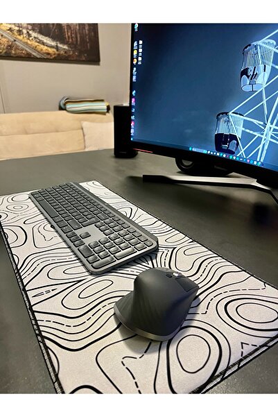 teknoservis 70 x 30 cm Desenli Dikişli Kaydırmaz Taban Speed Hızlı Yüzey Mous...