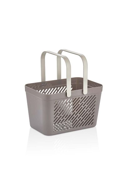 devigo Storage Basket with Handles Multi-Purpose Organizer Basket - Countertop, Bathroom, Kitchen - Organizer Basket