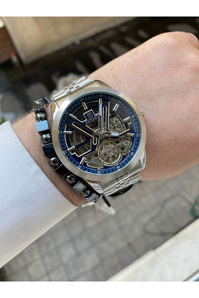 Reward Men's Wristwatch - Steel, Waterproof and Automatic