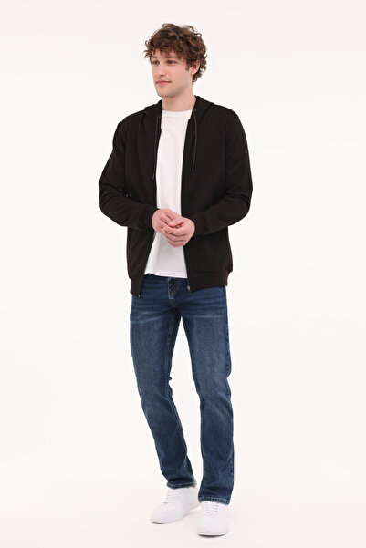 Kinetix MB 18SN87 5FX Siyah Erkek Eşofman Üstü