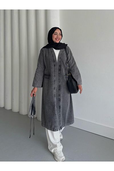 TANISA Karina Long Denim Trench - Μοντέλο: TNS-4450