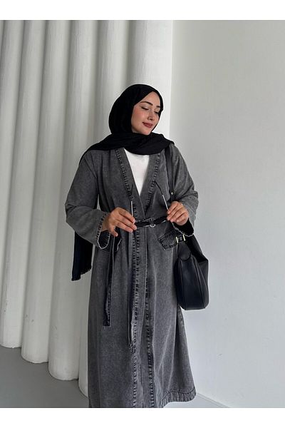 TANISA Karina Long Denim Trench - Μοντέλο: TNS-4450