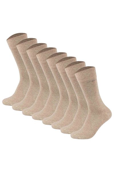 camano Unisex Socken - Soft Socks, einfarbig, 8er Pack