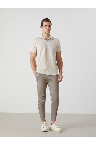 LC Waikiki Ανδρικό πουκάμισο με κοντό μανίκι New Season Regular Fit - S5JQ67Z8