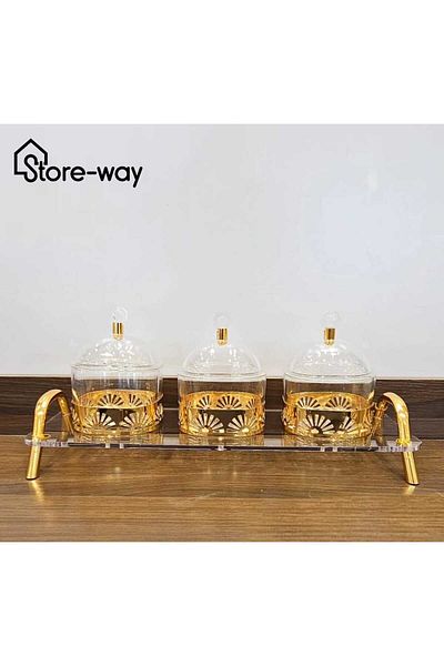 Storeway 4 Piece Acrylic Treat Set