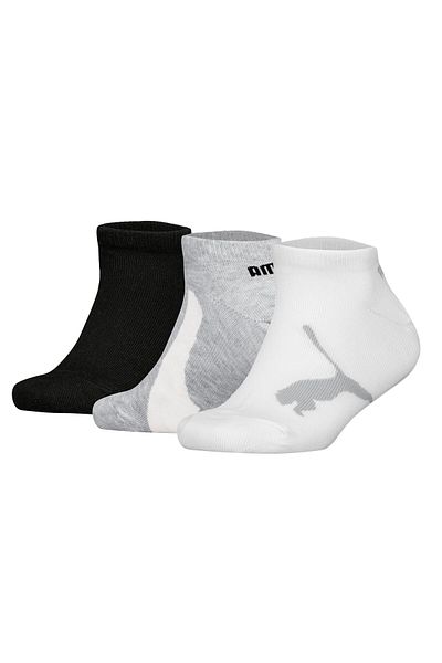 Puma Kinder Sneakersocken, 3er Pack - BWT Sneaker 3P, Logos, einfarbig
