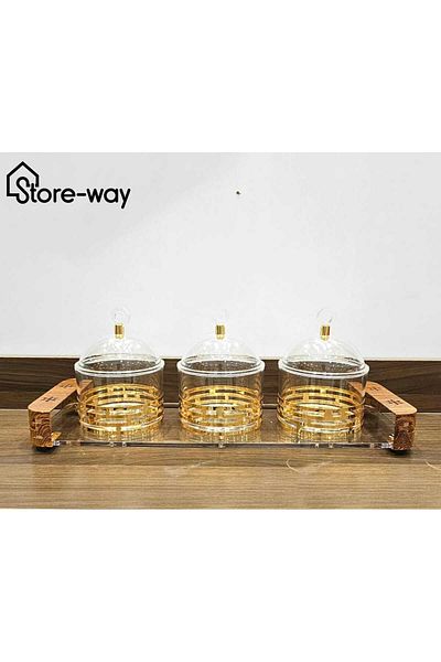 Storeway 4 Piece Acrylic Treat Set