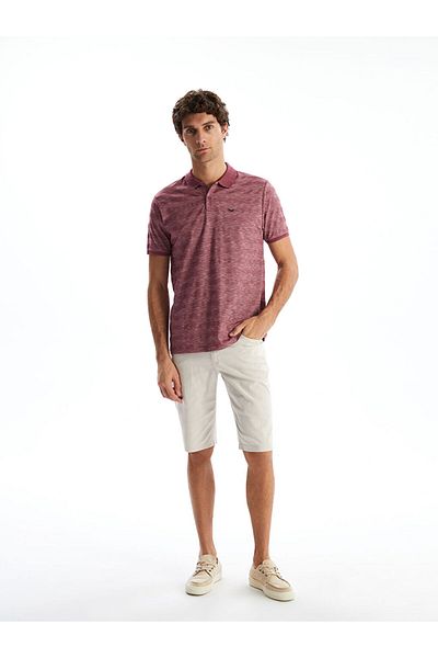 LC Waikiki Tricou pentru bărbați cu mânecă scurtă cu gât polo LCW ECO brodat