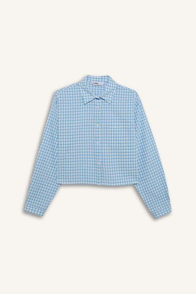 DeFacto Cămașă cu mânecă lungă Gingham, cu croiala largă, Coool Oversize, sezon nou