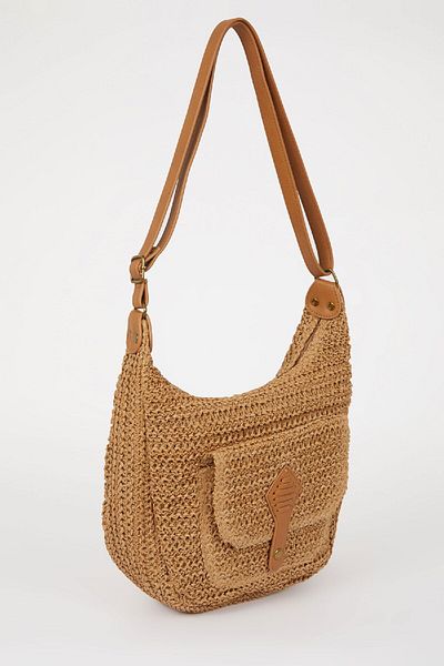 DeFacto Women's Maxi Straw Shoulder Bag E2807Axns