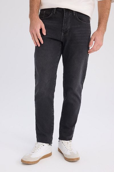 DeFacto Slim Tapered Fit Narrow Fit Normal Waist Shrinking Leg Jean Pants D8748Ax25Sp