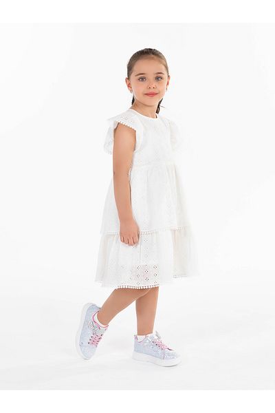 Civil Girls 2-5 Years Girl's Ecru Dress