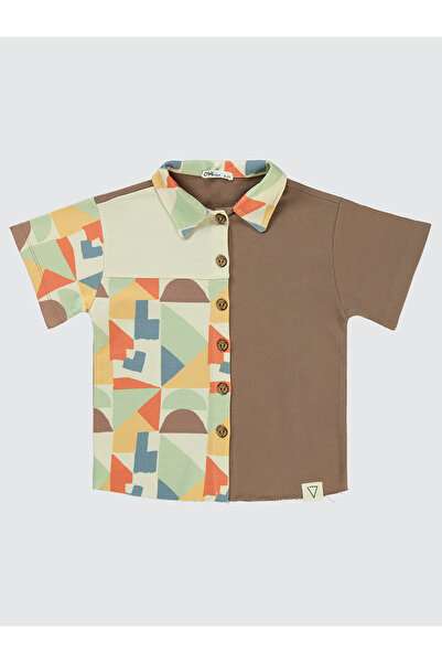 Civil Boys Boy's Shirt 6-9 Years Brown