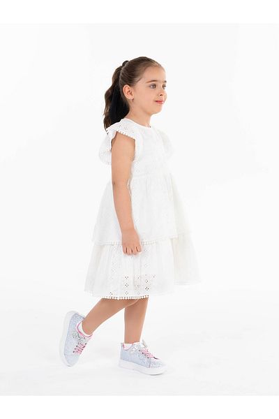 Civil Girls 2-5 Years Girl's Ecru Dress