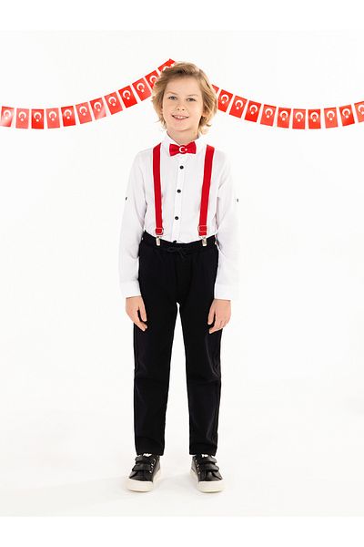 Civil Boys Boy's Trousers 6-9 Years Black