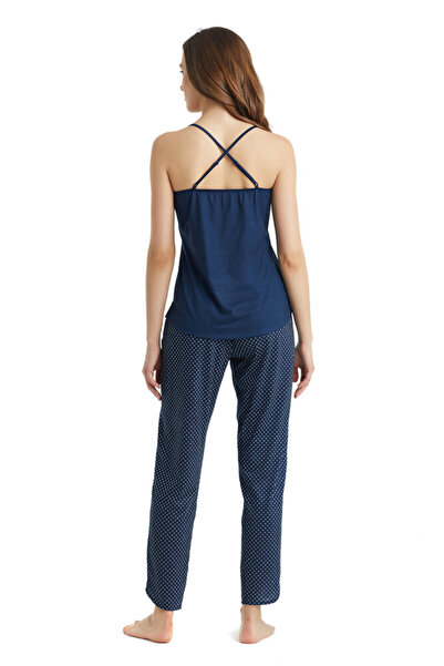 Blackspade Women's Pajama Set 51067 - Navy Blue
