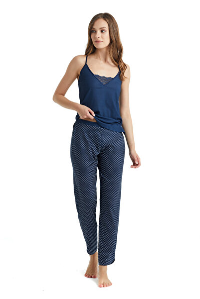 Blackspade Women's Pajama Set 51067 - Navy Blue