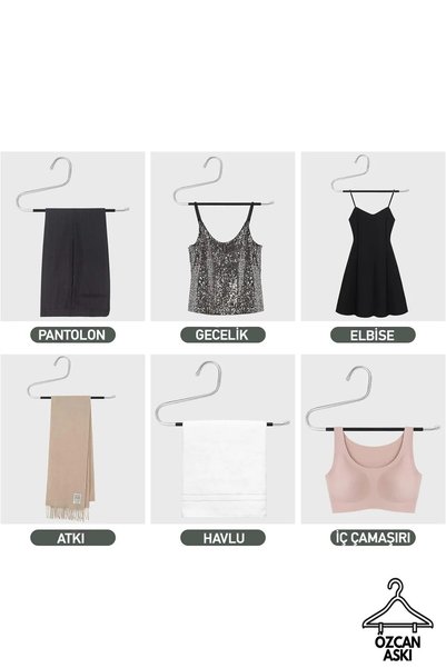 OZC 10 Iron Trouser Hangers